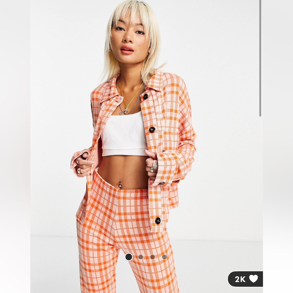 NWT ASOS checkered set